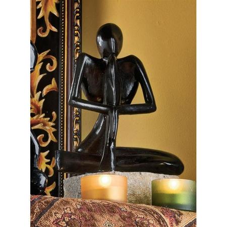 DESIGN TOSCANO Authentic Foundry Iron Balinese Yogi: Meditation Iron Sculpture SP220